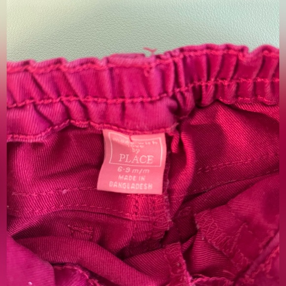 The Children’s Place Magenta Pink Jean Pants, Baby Girl Size 6-9 month - Picture 8 of 9